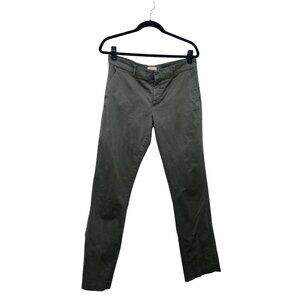 Old Navy Women’s Gray Khaki Pants Size 8 | Classic Straight Fit Casual Trousers